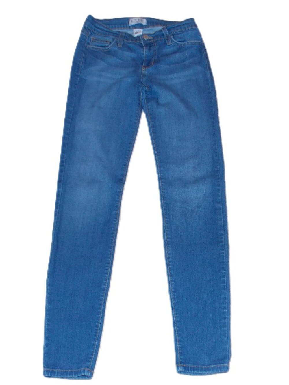 Judy Blue Jeans Juniors 3/26 Blue Dark Wash Mid Rise Skinny Fit Stretch Denim